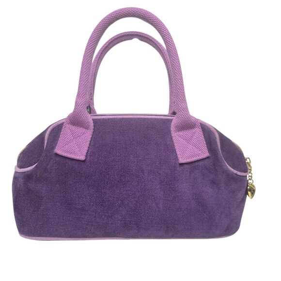 Victoria's Secret Purple and Gold Shoulder Bag with Heart Design Vintage 90s Y2K - Picture 2 of 12